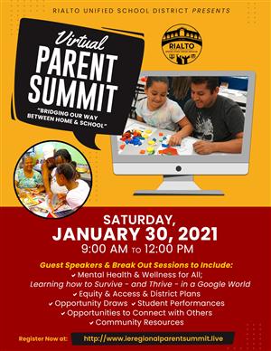 Parent Summit Flyer 
